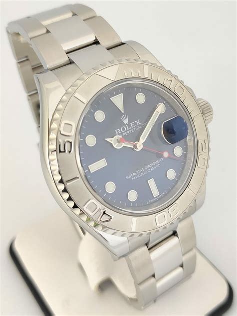 Rolex yachtmaster blue dial 40mm